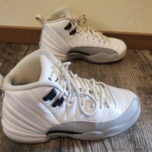 Kids White and Gray Sneakers